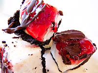 Julie's Fudge - Chocolate Covered Cherry Cheesecake with Oreo Crust
