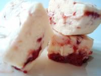 Julie's Fudge - White Chocolate Raspberry