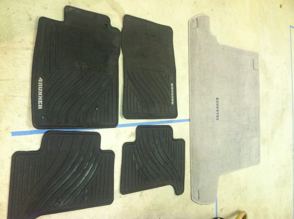 OEM Cargo Mat and OEM Rubber Floor Mats Toyota 4Runner Forum