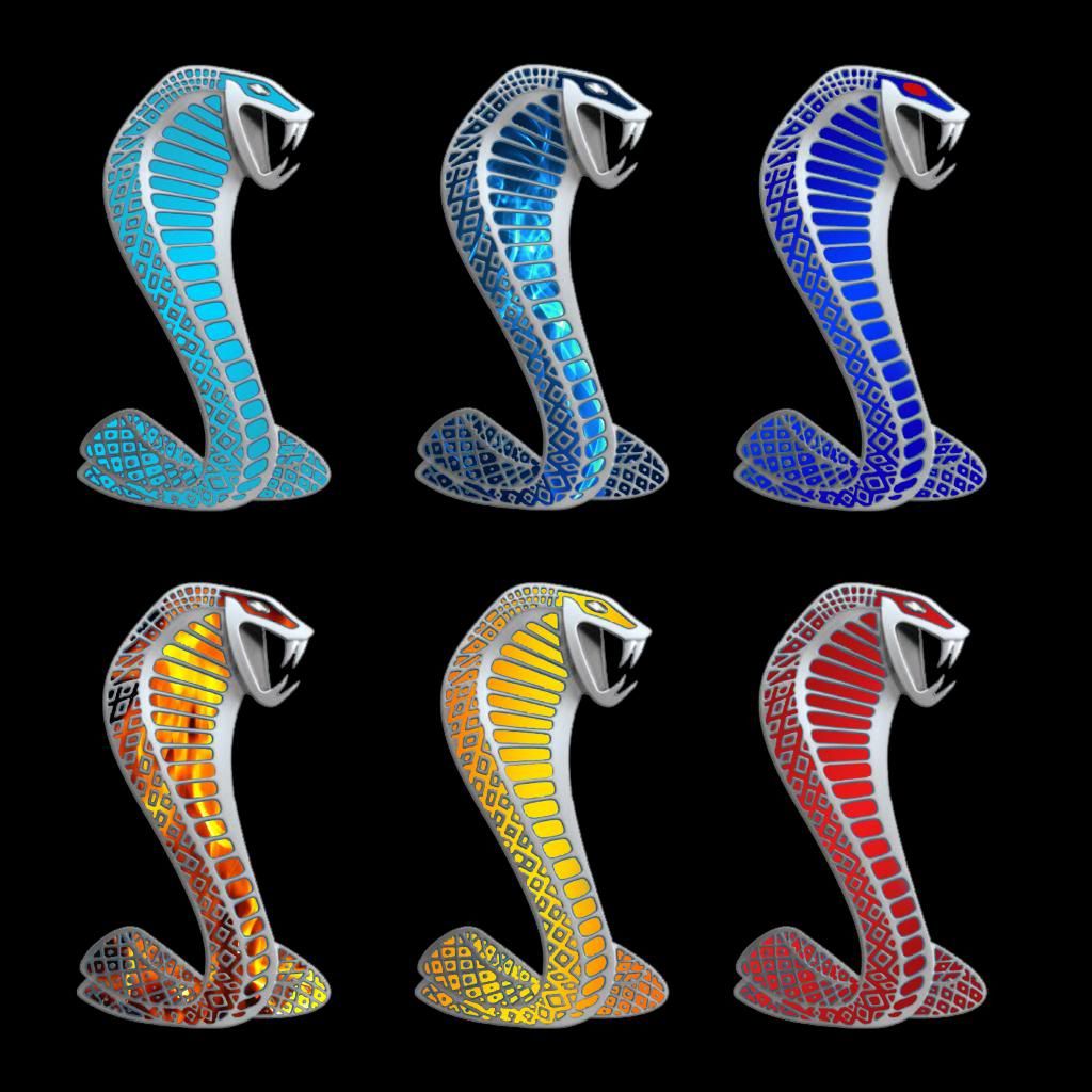 Different Colored Snake Emblems Ford Shelby GT500 Forum