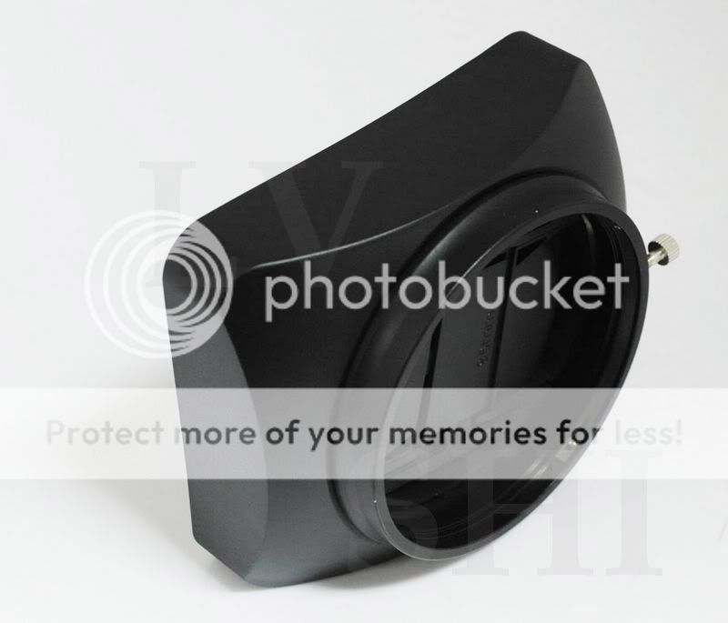 This is a new push in lens hood with lens cap for 86mm camcorders.